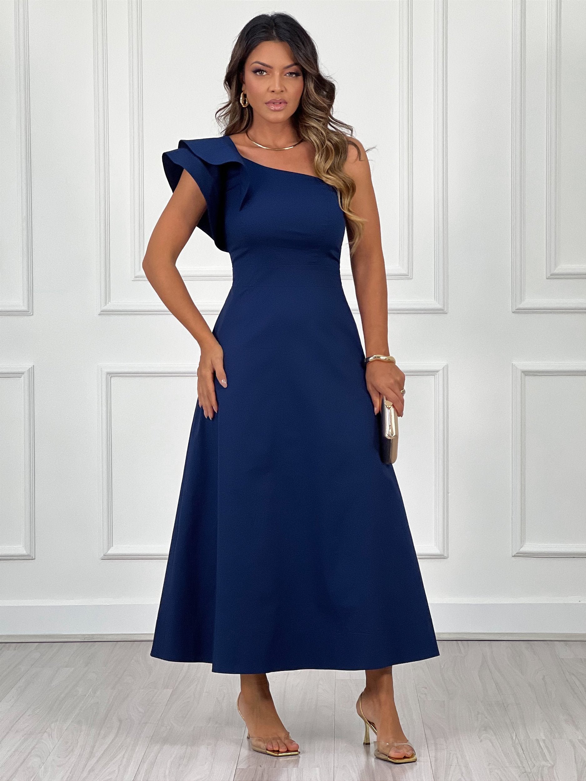 VESTIDO TRICOLINE GLOSS