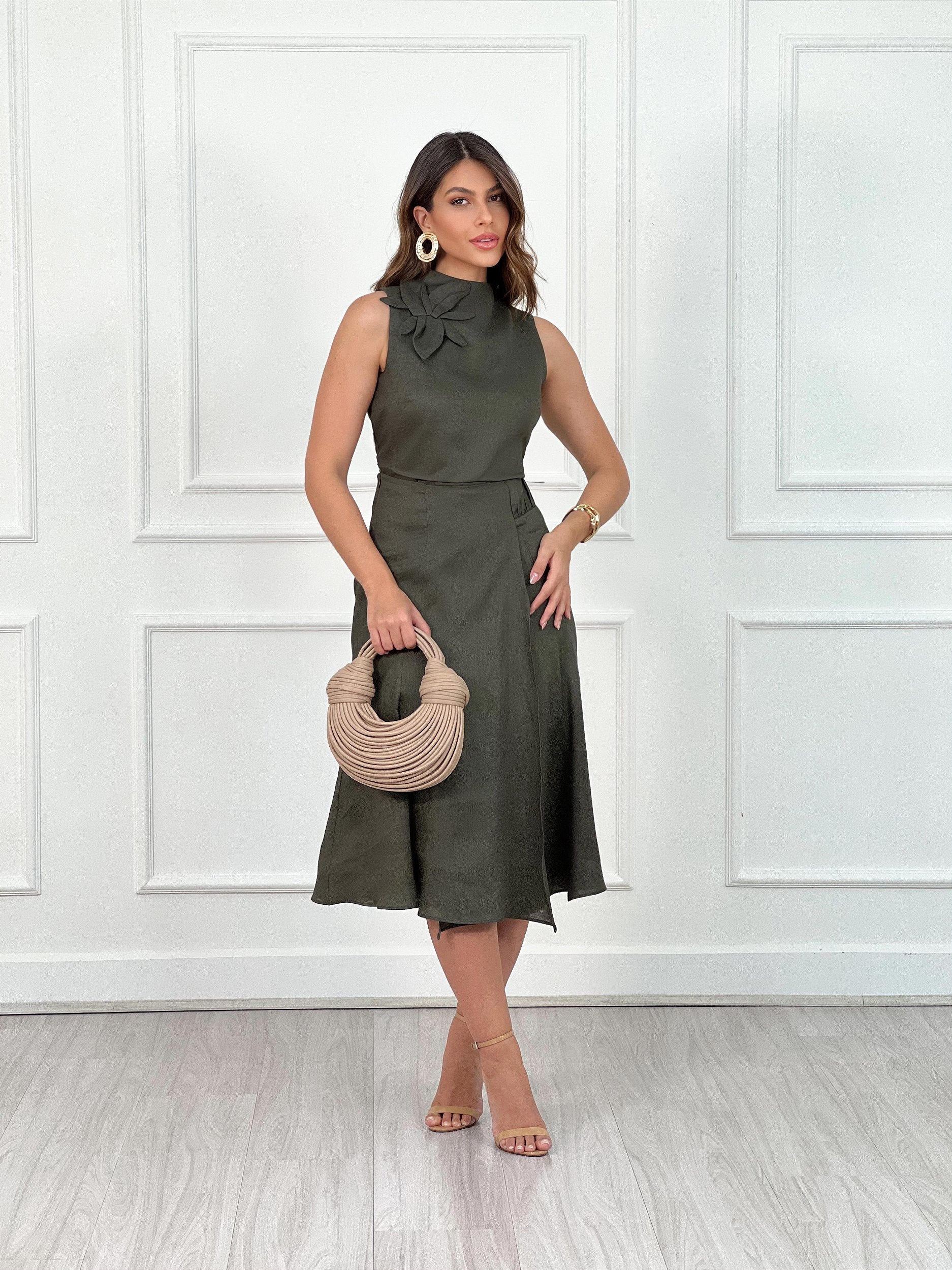 CONJUNTO LINHO DET.FLOR