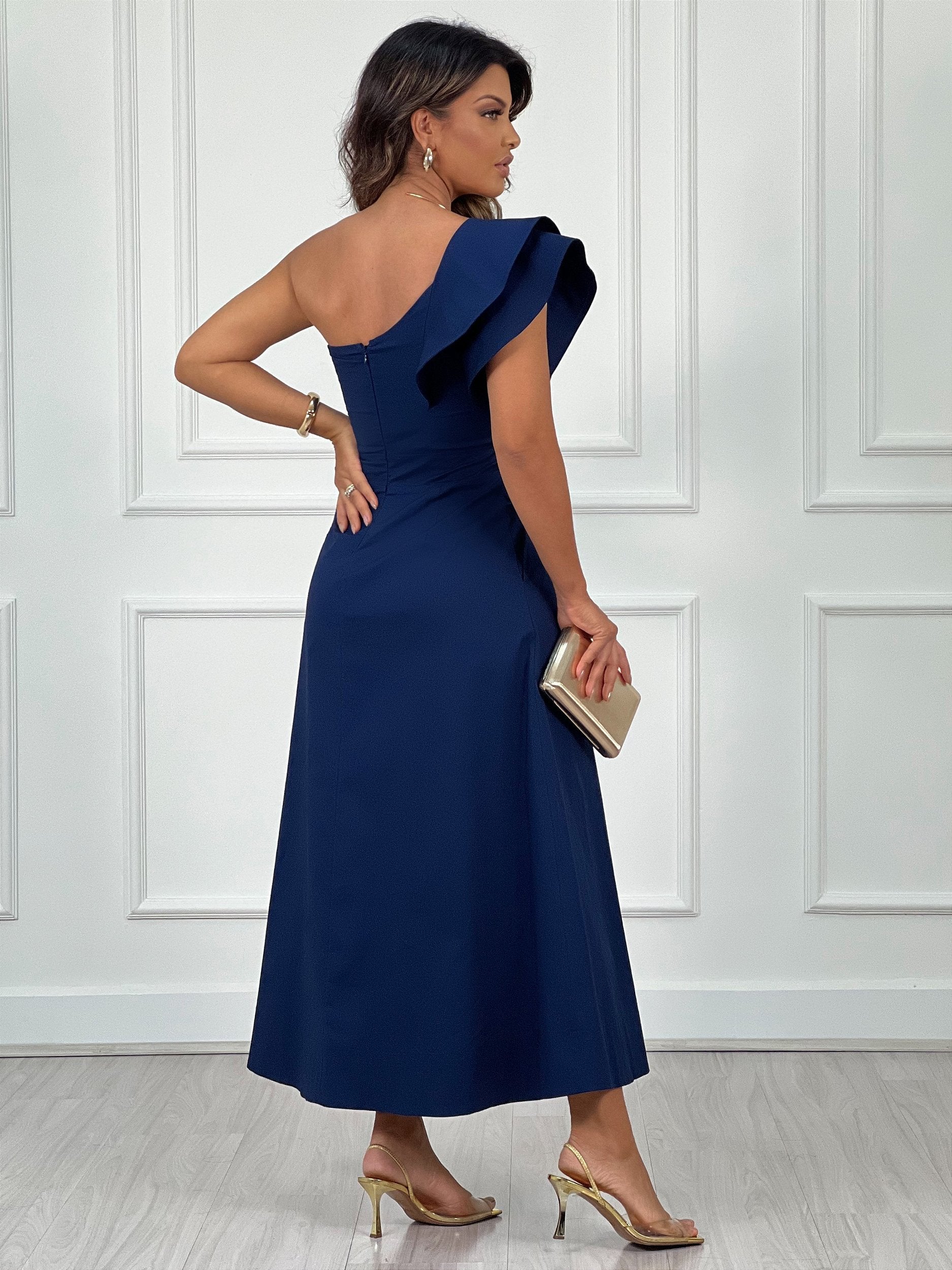 VESTIDO TRICOLINE GLOSS