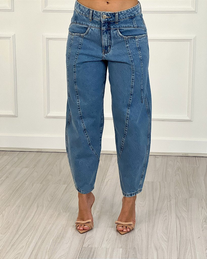 CALÇA JEANS BARREL
