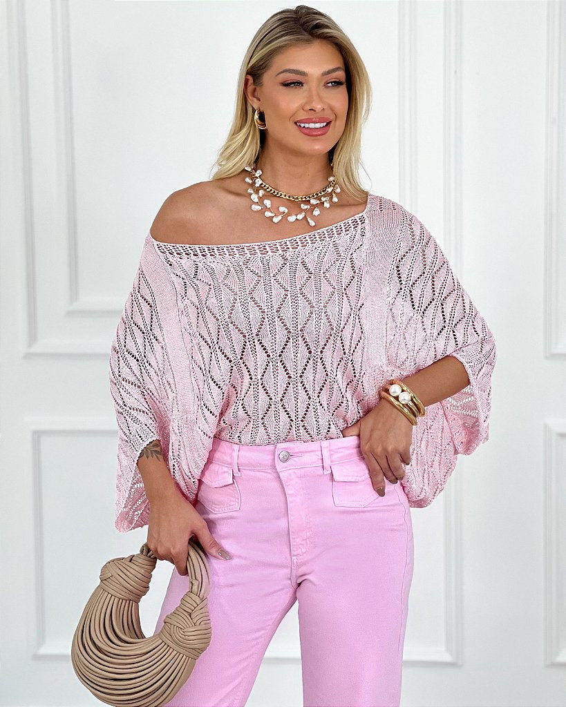 BLUSA MORCEGO RENDA