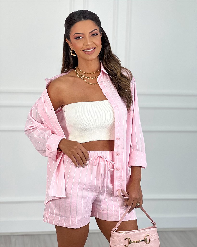 CONJUNTO CAMISA E SHORT
